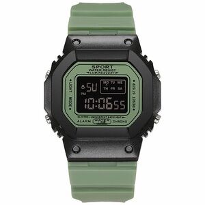 Green Digital Sport Watch - Unbranded